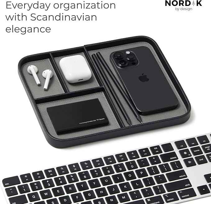Nordik Leather Valet Tray