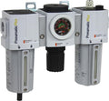 PneumaticPlus PPC4-N04G-Q1 Compressed Air Filter Regulator Lubricator Combo by PneumaticPlus