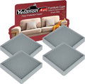 Yelanon Furniture Coasters, Rubber Furniture Feet, Anti Slide Floor Protector