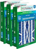 Filterbuy 16x25x5 Air Filter MERV 13 Optimal Smoke & Allergy Defense, by Filterbuy