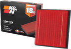 K&N Engine Air Filter:Long Life 18,000 Mile Replacement