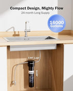 Dreamwills DS15 Under Sink Water Filter System, 1.3 GPM Direct Connect Kitchen - Image 6