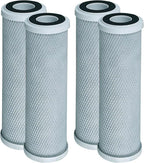 CFS – 4 Pack Radial Flow Carbon Water Filter Cartridges Compatible by CompleteFiltrationServices