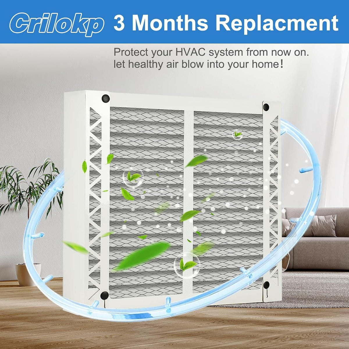 2 Pack 210 Replacement Filter Compatible with AprilAire Whole House