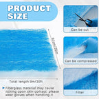 Pangda 360" x 36" x 1" Hammock Roll Air Vent Filters Media Fiberglass Air - Image 2