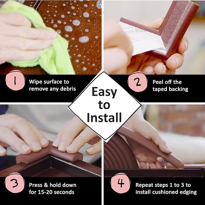 Bébé Earth Baby Proofing Edge and Corner Guard Protector Set - Image 8