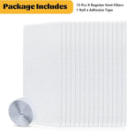 GCGOODS 15 Pcs 4" x 12" Air Filters - Image 8