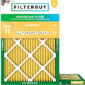 Filterbuy 18x21x1 Air Filter MERV 11 Superior Pet & Allergy Defense, by Filterbuy