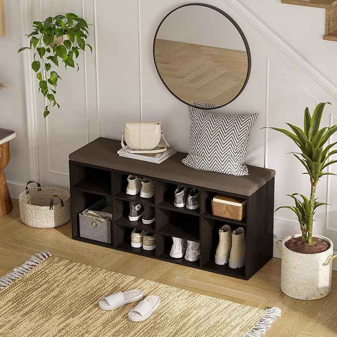 DINZI LVJ Shoe Storage Bench