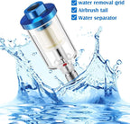 Pack of 6 Small Water Oil Separator Filter 1/4 Inch NPT Inlet and Outlet Air - Image 5