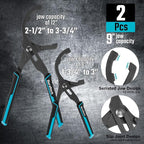 DURATECH 8-Piece Oil Filter Swivel Wrench Set, Wrenches Cover 2-3/4" to 5-1/4" - Image 4