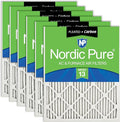 Nordic Pure 16x20x1 Pleated Air Filters MERV 13 Plus Carbon 6 Pack by NordicPure