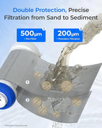 Waterdrop Mega Spin Down Sediment Filter, Upgraded Reusable Backwash Whole - Image 5
