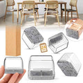 24PCS Rectangular Chair Leg Floor Protectors, Furniture Sliders, Non-Slip Felt