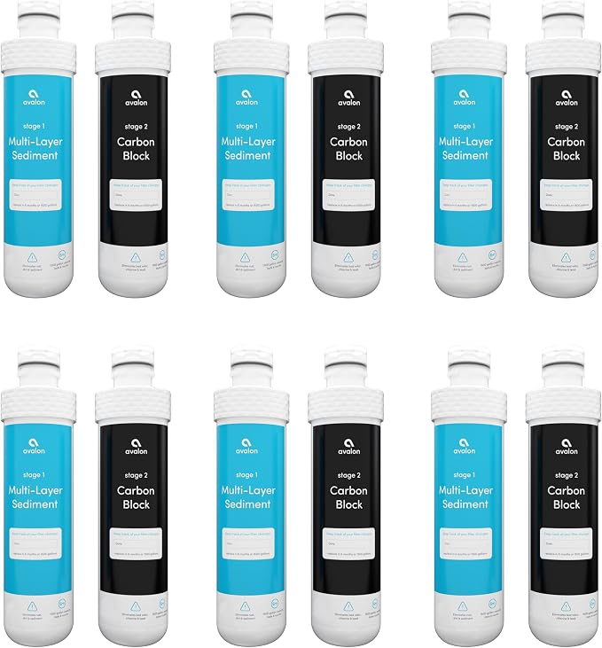 Avalon Genuine AVALONFILTER 2 Stage Replacement Filters Branded Bottleless by AvalonWater