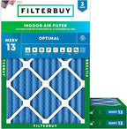Filterbuy 18x20x2 Air Filter MERV 13 Optimal Smoke & Allergy Defense, by Filterbuy