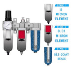 NANPU 1/2" NPT Industrial Grade 3 Stage Air Drying System - Image 5