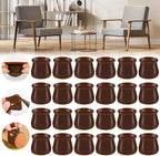 24PCS Upgraded Silicone Chair Leg Floor Protectors