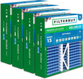 Filterbuy 20x20x5 Air Filter MERV 13 Optimal Smoke & Allergy Defense, Pleated by Filterbuy