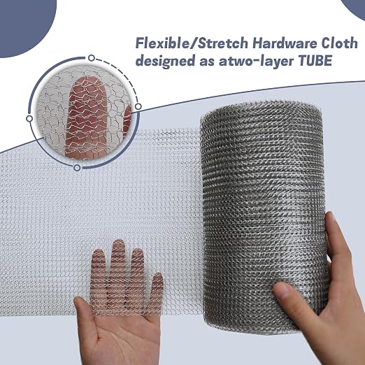5" X 50 ft 304 Stainless Steel Mesh, Wire Mesh - Image 3