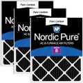 Nordic Pure 12x12x1 Pure Carbon Pleated Odor Reduction Furnace Air Filters 3 by NordicPure