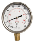 4" Oil Filled Vacuum Pressure Gauge by DirectMaterial