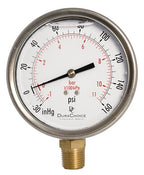 4" Oil Filled Vacuum Pressure Gauge by DirectMaterial