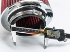 Rtunes Racing Universal Clamp-On Air Filter, Standard Cone, Dry Washable Design - Image 3