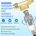 GFC40 Garden Hose Filter with 3/4" GHT Connector, 40 & 100 & 200 Micron - Image 4