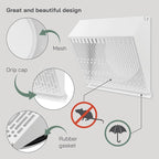 Vent Systems 10" Inch Exhaust Vent Cover - Image 3