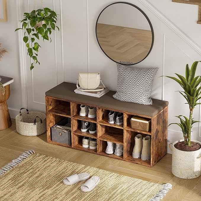 DINZI LVJ Shoe Storage Bench