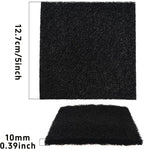 6PCS 5” Square Compost Bin Charcoal Filters, 0.4” Thick Activated Carbon Filters - Image 2