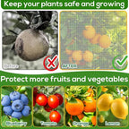 9.8 x 9.8 ft Large Fruit Tree Netting Cover - Image 3