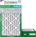 Filterbuy 16x25x4 Air Filter MERV 8 Essential Dust & Allergy Defense, by Filterbuy