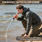 Straw Water Filter 5 Pack – Outdoor Camping & Hiking Survival Gear Kit - Image 5
