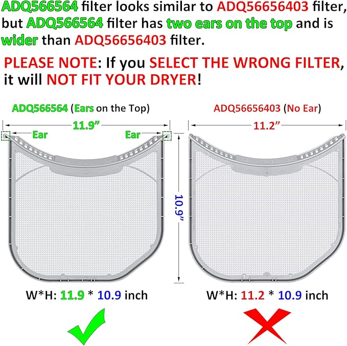 ADQ566564 Lint Filter Replacement - Image 3