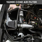 6" 152mm Cold Air Intake Filter Clamp-On Replacement High Flow Inlet Air Filter - Image 6