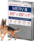 20x25x1 Electrostatic Air Filter, MERV 8, Reusable Furnace AC/HVAC Filter by LifeSupplyUSA