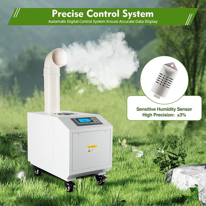 Agricultural Ultrasonic Humidifier, 3kg/h Fog Output Commercial Humidifier - Image 5