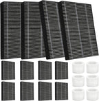 DerBlue 12pcs Wick Replacement Filter and 6pcs Top Fill Humidifier Replacement by HOME