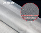 304 Stainless Steel Woven Filter Mesh Sheet 100 Mesh, Fine Metal Screen Fabric - Image 3