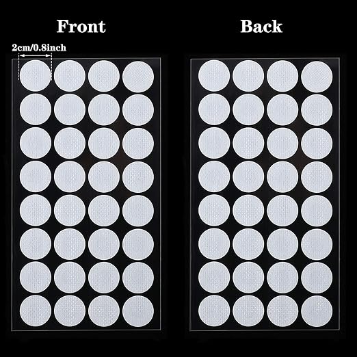 Zonon 64 Pieces Synthetic Filter Paper Stickers 20 mm 0.3 ?m Synthetic Filter - Image 2