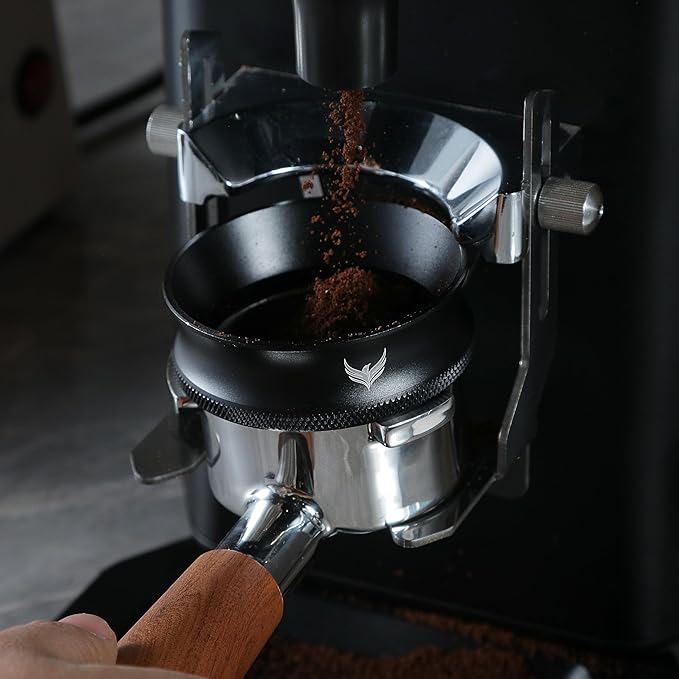 58mm Magnetic Espresso Portafilter Dosing Funnel and Puck Screen Set Coffee - Image 5