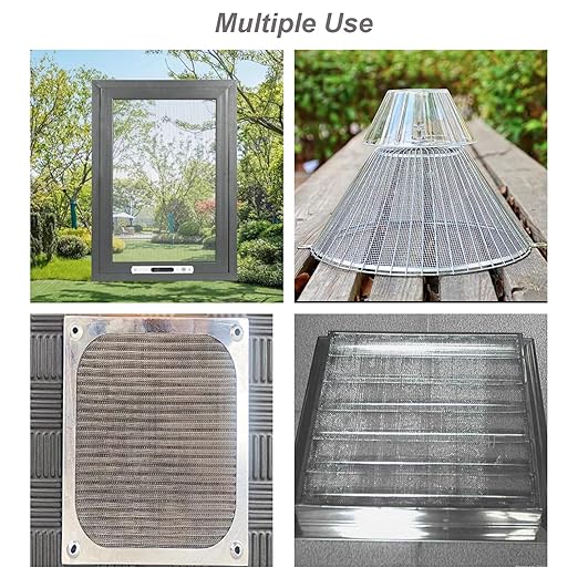 Stainless Steel Mesh Screen, 15.7"x47.2", Woven Fine Wire Mesh, Window Screen - Image 6