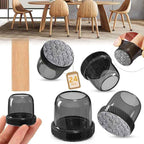 24PCS Round Chair Leg Floor Protectors, Furniture Sliders, Chair Leg Protectors