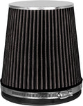 BLACK 6" 152 mm Inlet Short Truck Air Cone Replacement Performance Washable by RtunesRacing