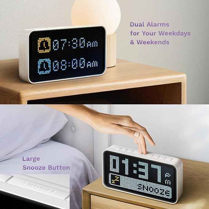 Dekala PixelRise Smart Alarm Clock