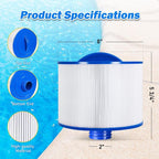 Spa Filter Compatible with 2013+ Bullfrog/Wellspring 10-2870, Unicel 8CH-951 - Image 3