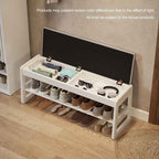 AQIMUELE Shoe Rack Bench, 2 Tiers Shoe Bench