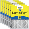 Nordic Pure 20x20x4 Pleated MERV 10 Air Filters 6 Pack by NordicPure
